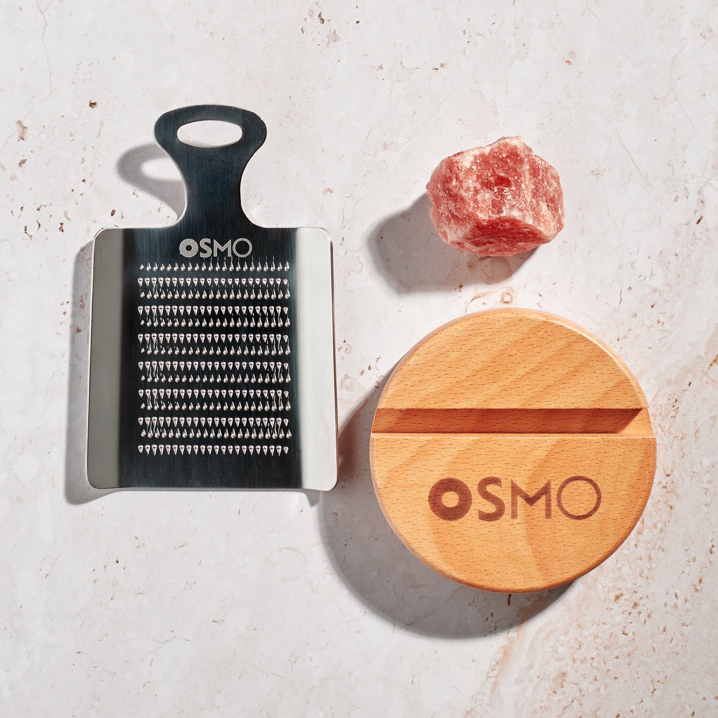 Himalayan Salt Rock with Stand & Grater